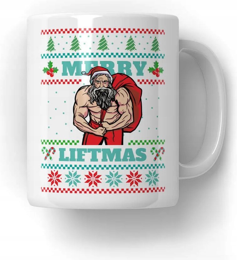 Merry Liftmas Bögre Mikulás Ajándék