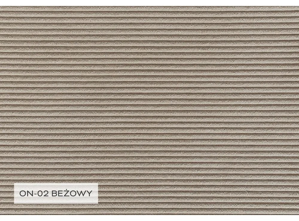 Bézs kordbársony kinyitható sarokkanapé (bal oldali) Lofty Lilly – Miuform