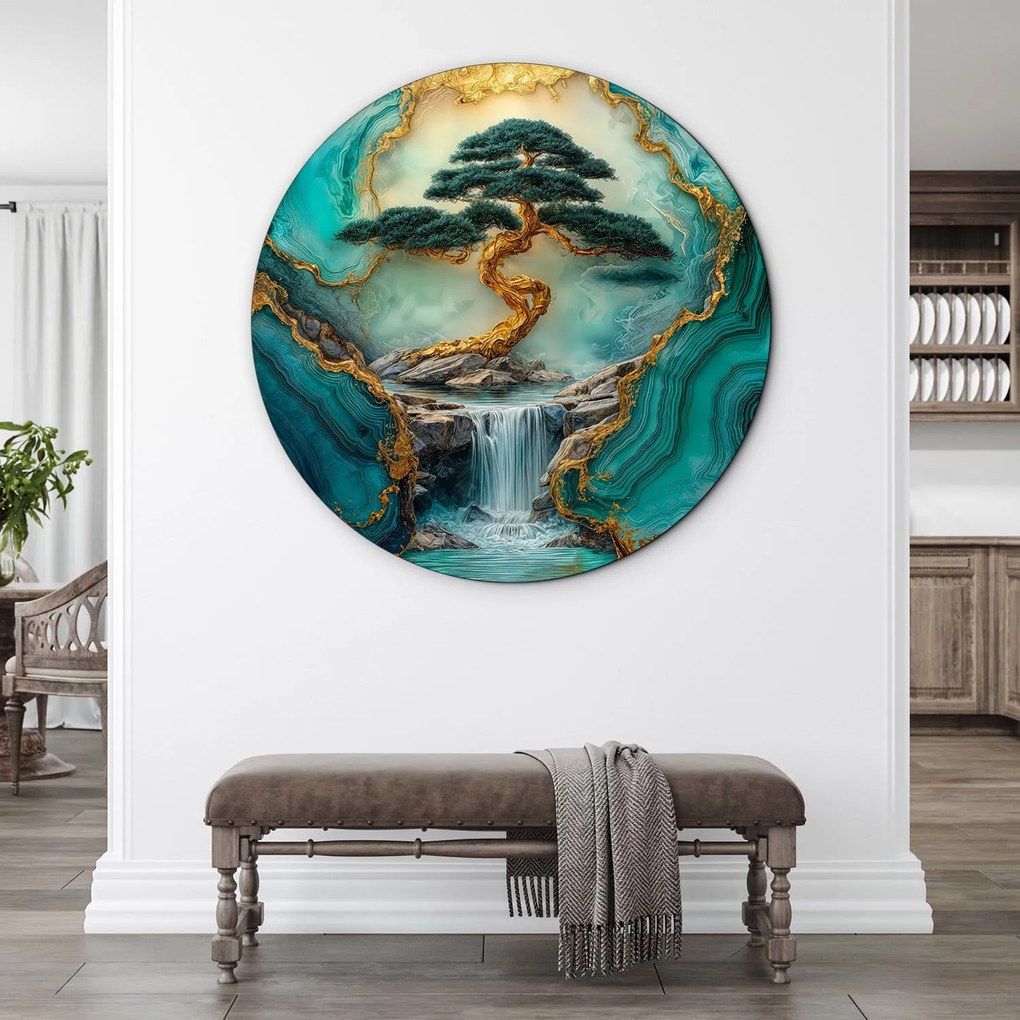 DUBLEZ | Márvány életfa - Vízesés