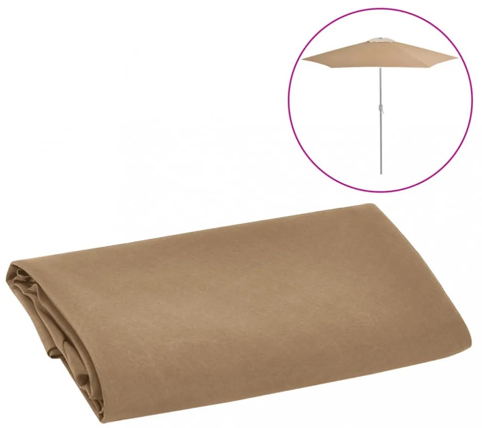tópszínű kültéri napernyőponyva 300 cm