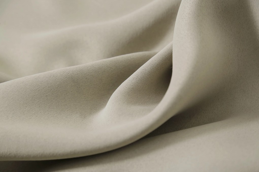 OXFORD bézs függöny 140x270 cm Felfüggesztés: Hullámos sínszalag