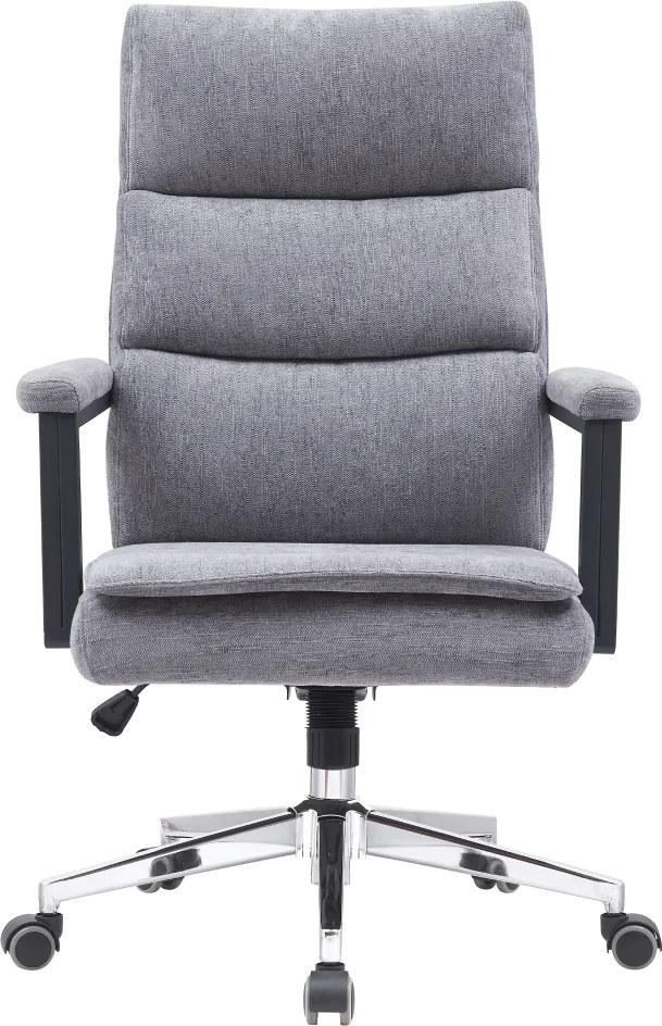 Irodai szék, szürke/króm, ZAVIER