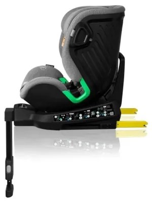 Lionelo - HARMONY i-Size 40-150 cm forgatható autós gyerekülés alapzattal, szürke