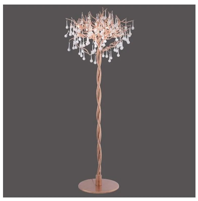 Paul Neuhaus 232-11 - Állólámpa ICICLE 5xG9/40W/230V réz