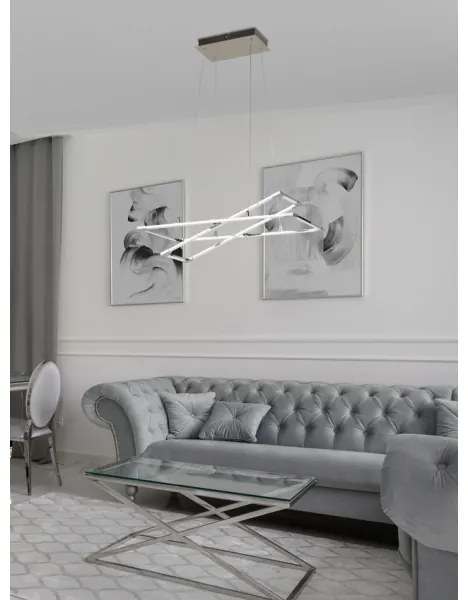 LED Csillár zsinóron KSEROS LED/35W/230V