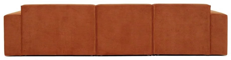 Sting narancssárga kordbársony sarokkanapé, jobb oldali - Scandic