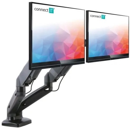 CONNECT IT CMF-3207-BK - Univerzális tartó 2 monitorhoz 13-27” fekete