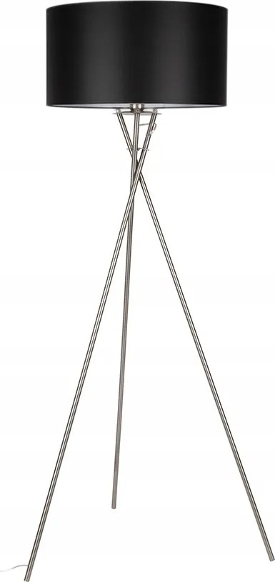 Hugo Álló Padló Lámpa 50cm E27 Háromlábú Szatén Led