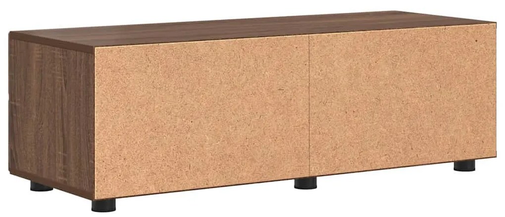TV szekrény fiókkal barna tölgy 100.5 x 39 x 30 cm Faanyag