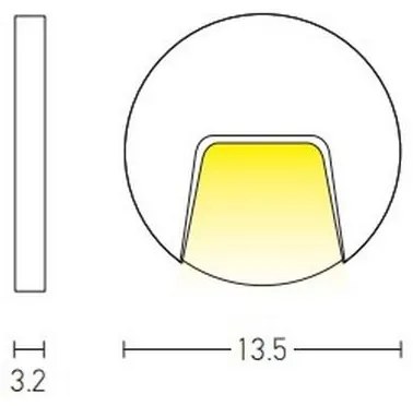 Zambelis E183 - LED Kültéri lépcsőmegvilágító LED/3W/230V IP54 antracit