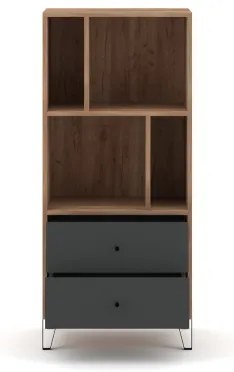 Komód SULA craft tölgy/fekete