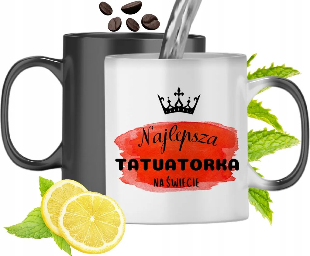 Mágikus Bögre Tetoválóművészeknek Színváltós, fényképes nyomattal