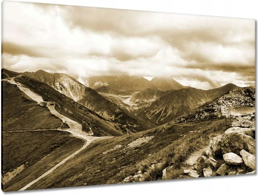 Képek 120x80 Tátra Lengyel hegyek Kilátás