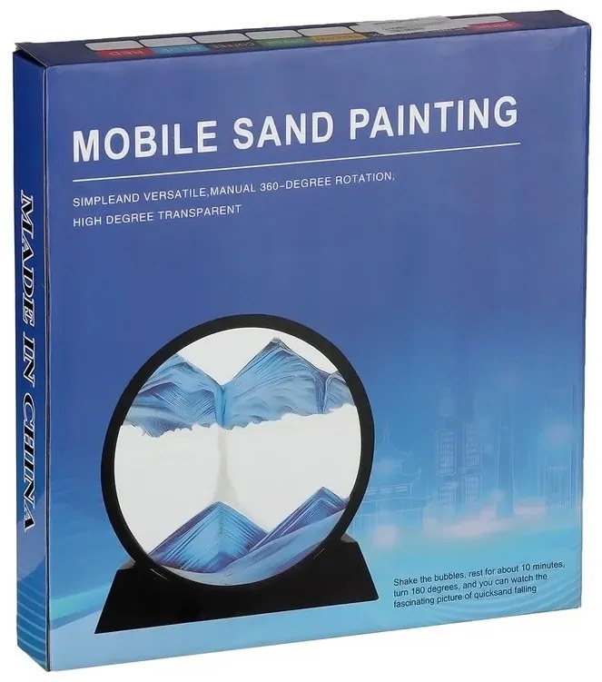 VERK Homokóra kép homokkal - kék