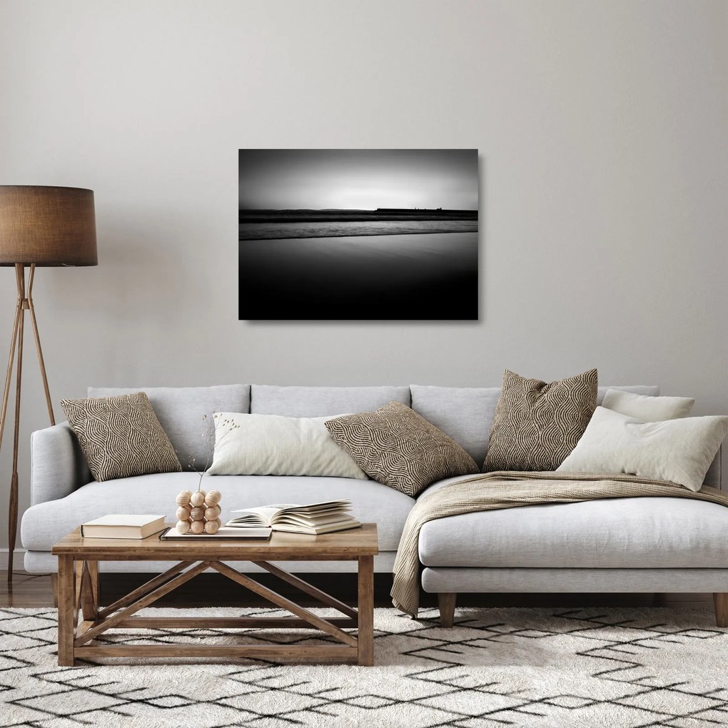 Tájkép (üvegen) (70x50 cm)