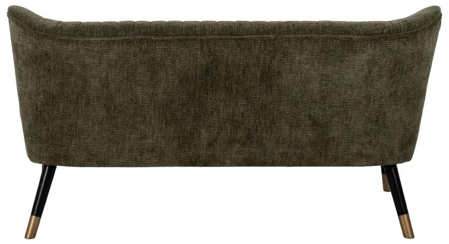 Zöld zsenília kanapé 134 cm Glam – Ixia