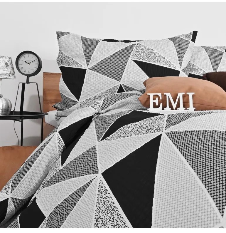 EMI Vega pamut ágyneműhuzat, A kibővített egyszemélyes ágy szett tartalma: 1x 140x220 + 1x 70x90