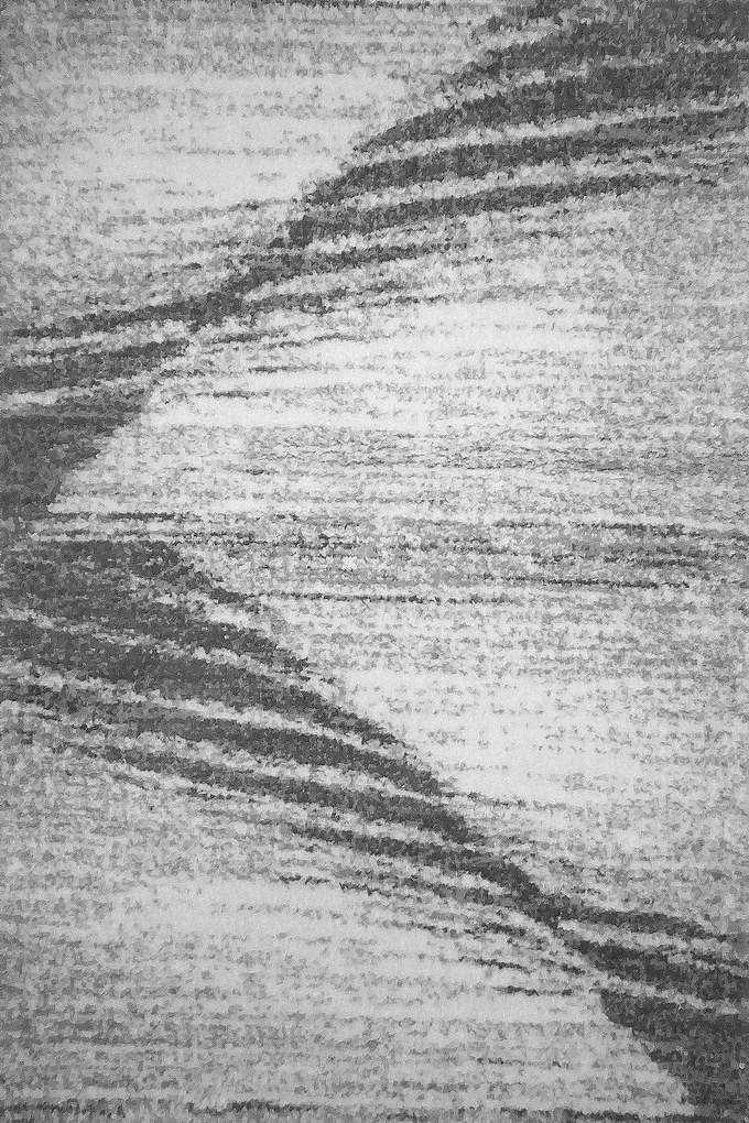 Modern Loft szőnyeg Fd Yoki Noy Szürke Szőrme Gyapjú 80X150 kiváló minőség