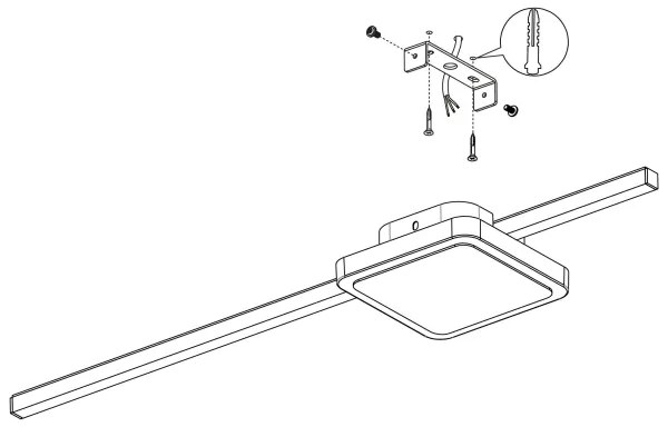 Eglo 99607 - LED mennyezeti lámpa SARGINTO LED/6,3W/230V + LED/5,4W