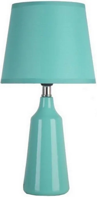 Lámpa Kerámia éjjeli asztali lámpa lámpabúra 3067 turquise