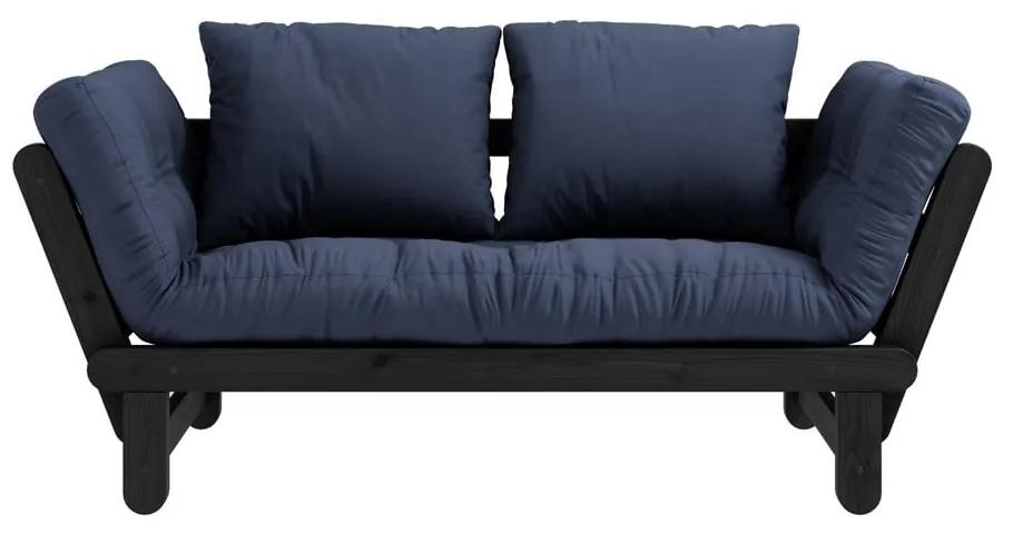 Beat Black/Navy sötétkék kinyitható kanapé - Karup Design