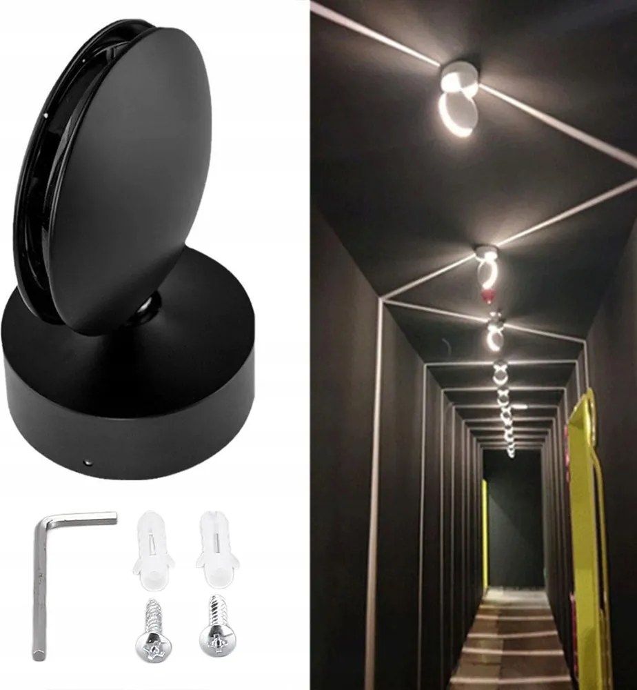 360°-os LED-es ablakpárkány és ajtóoszlop világítás