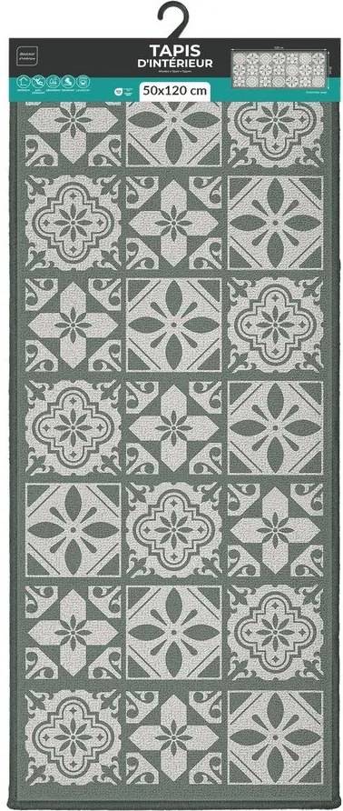 Zöld mosható futószőnyeg 50x120 cm Constantine – douceur d'intérieur