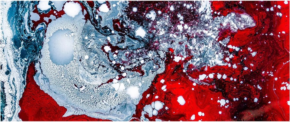 Absztrakt kép (120x50 cm)