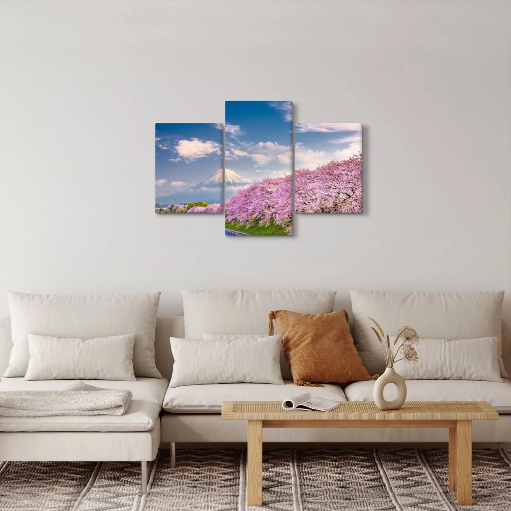 Kép - Japán tavaszi táj (90x60 cm)
