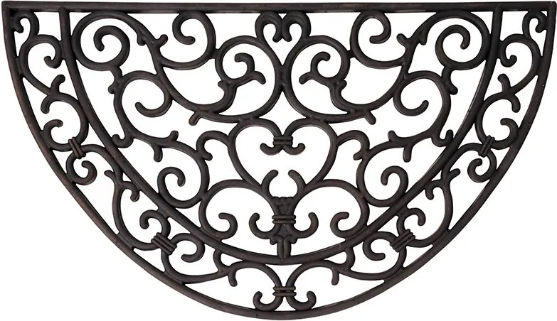 Félkör alakú gumi lábtörlő 66 X 38 cm