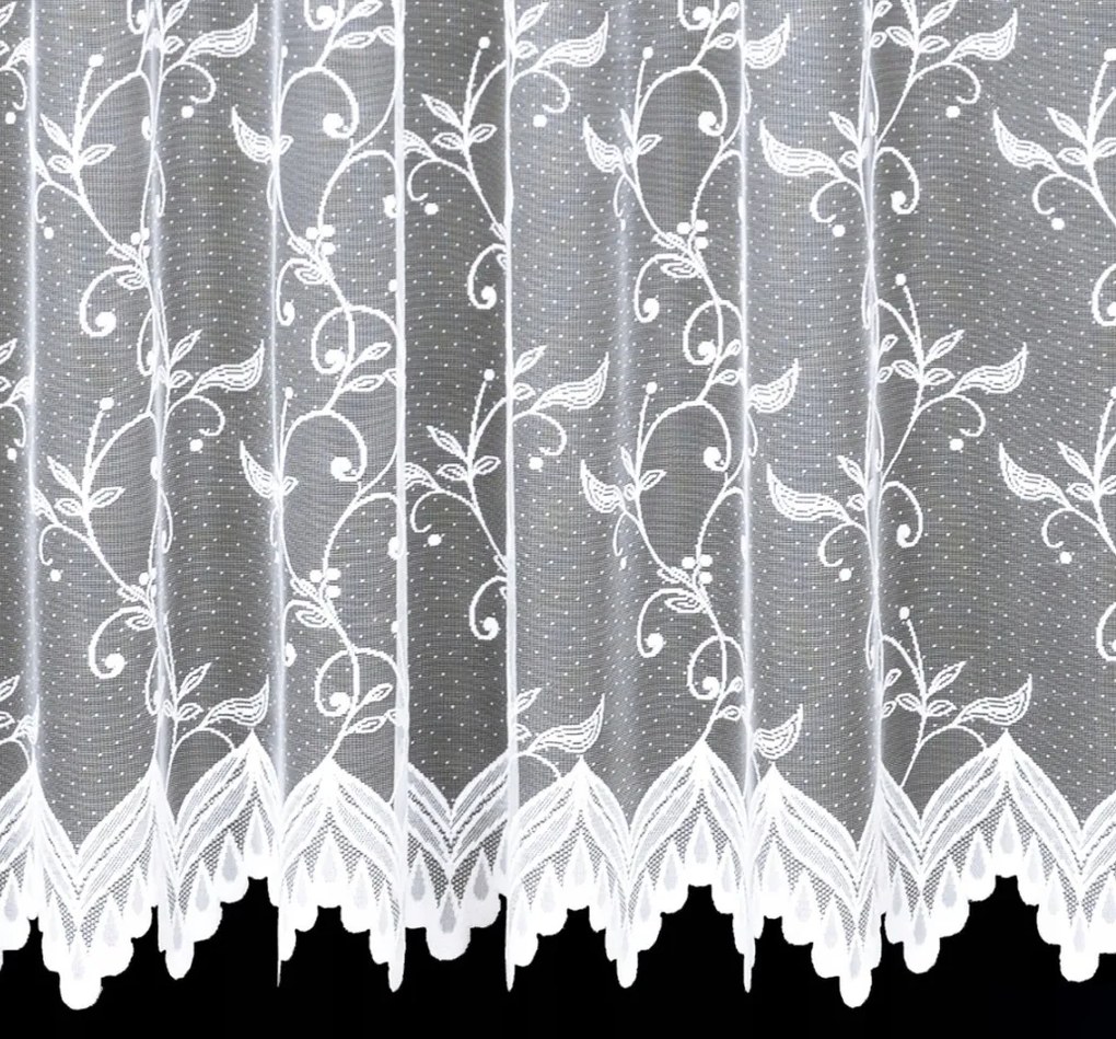 Mg Függöny jacquard Z045 Fehér 250cm Magyar Minőség