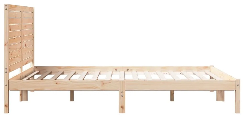 tömör fa extra hosszú ágykeret matrac nélkül 140 x 210 cm