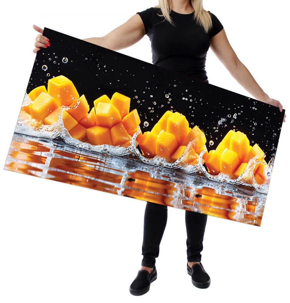 Wallplex konyhahátfal Mézédes Mangó (Méret: 60x180)
