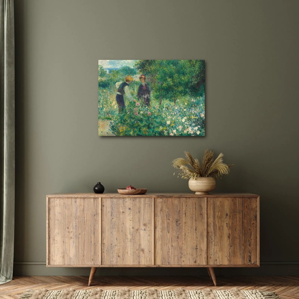 Kép - Auguste Renoir, Picking Flowers, reprodukciók (70x50 cm)