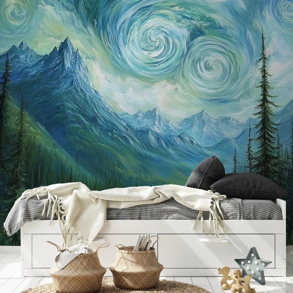 Fotótapéta - Táj Van Gogh érintésével (147x102 cm)