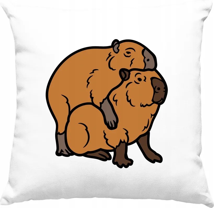 Kapibara Divatos Gyerek Párna 1 Fehér