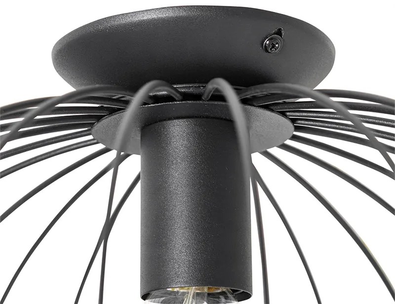 Ipari mennyezeti lámpa fekete - Margarita