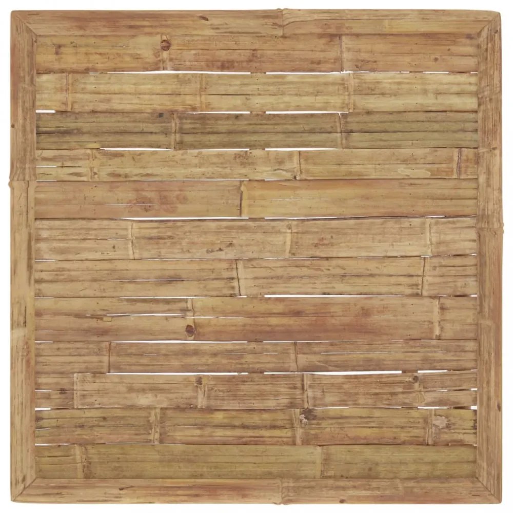 bambusz kerti asztal 65 x 65 x 30 cm