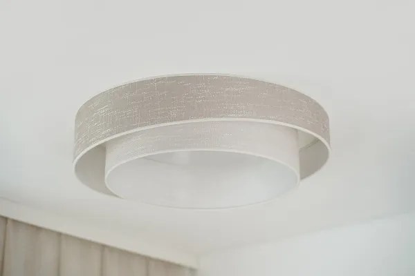 Brilagi - LED dimmelhető lámpatest DOVER SHINE LED/24W/230V szürke/krémszínű + távirányító