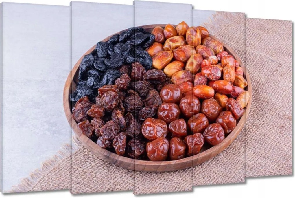 Vászonkép 150x95 Bakalie Szárított gyümölcsök Datolya