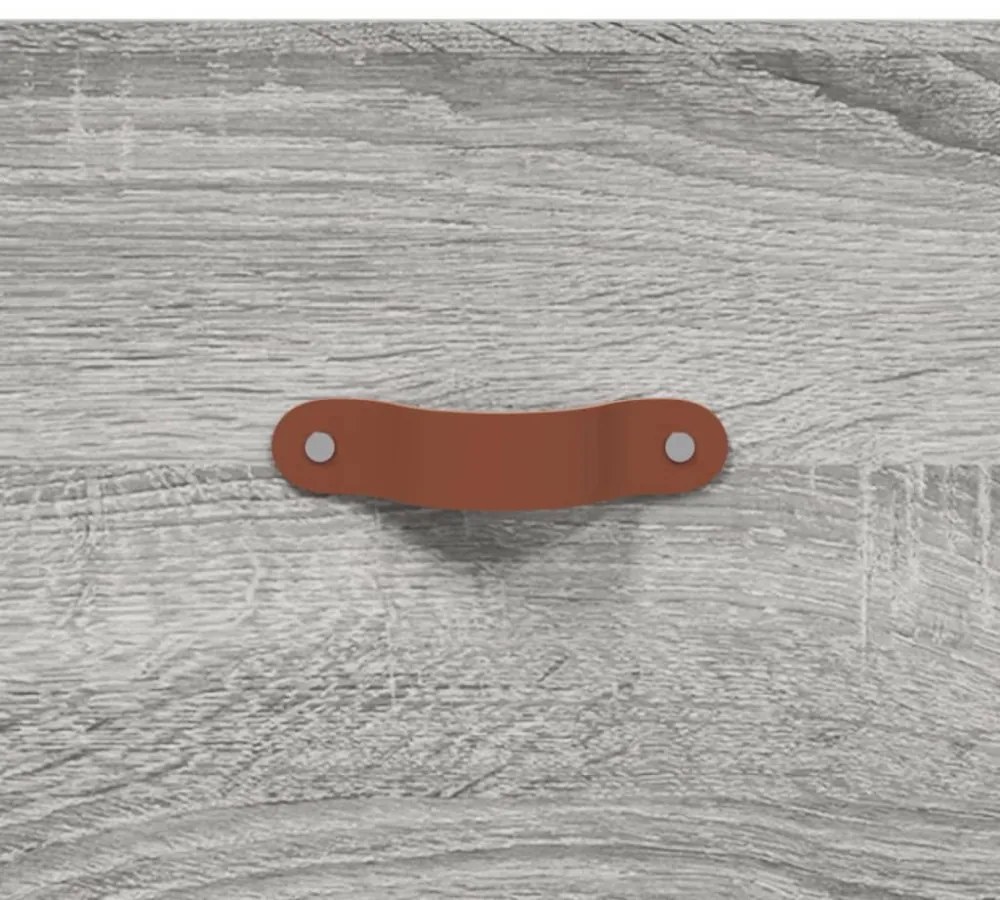 vidaXL szürke sonoma színű szerelt fa faliszekrény 60 x 36,5 x 35 cm