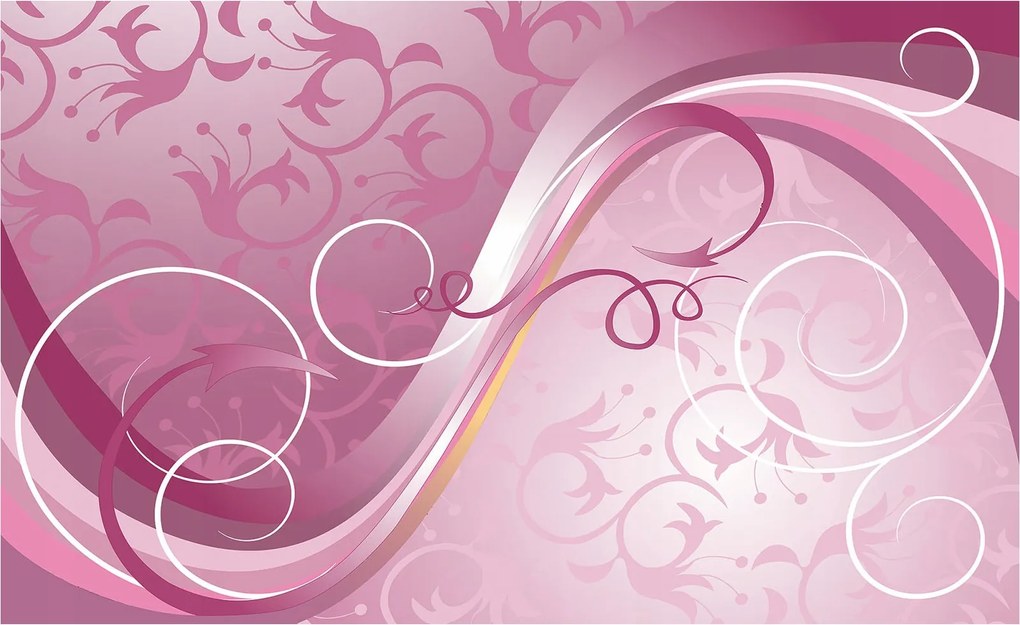 Flizelin fotótapéta Rózsa absztrakt színátmenetes elegancia 350x250 +ragasztó