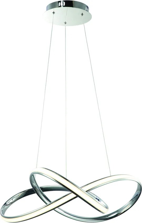 MILAGRO ML3806 CAPPIO Modern Led Függesztett Lámpa Króm LED IP20