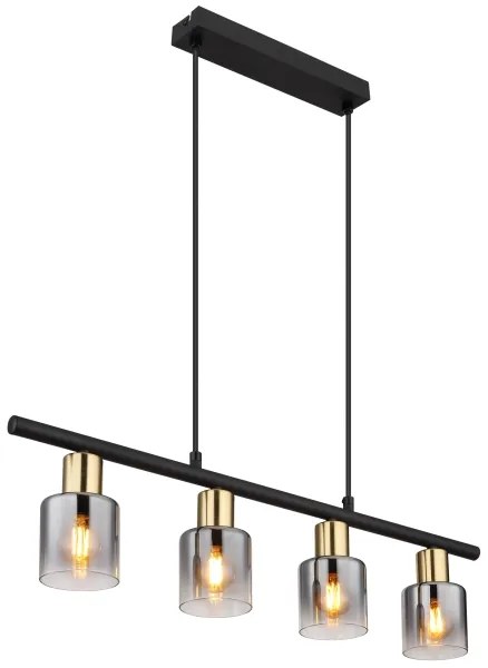 Globo 54310-4H - Csillár zsinóron HOLLSY 4xE14/25W/230V