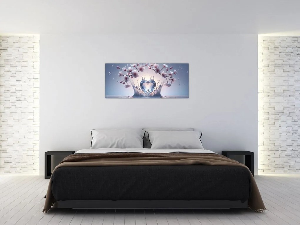 Kép - Gyémánt szív (120x50 cm)