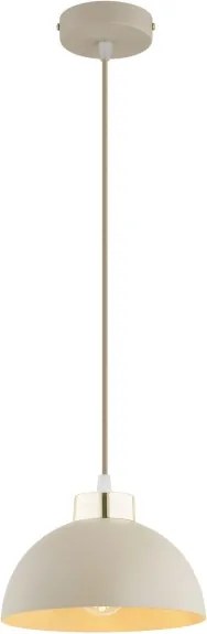 BRILAGI - Zsinóros csillár MOON 1xE27/60W/230V Ø 18 cm bézs/arany