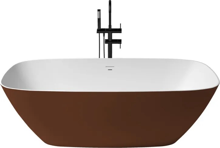Arenal szabadonálló kád_72x170_Cobre Metallic/Blanco Mate