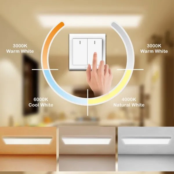 Brilagi - FRAME LED fürdőszobai lámpatest LED/50W/230V 3000/4000/6000K IP44 fehér