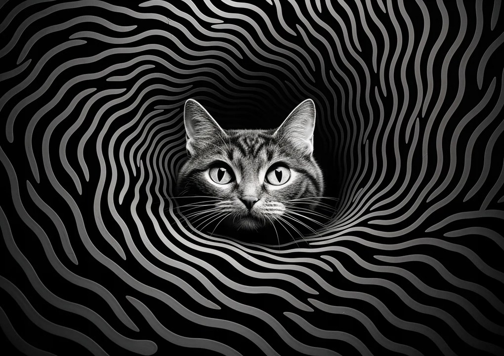 Poszter 29,7x21cm Hipnotizáló Macskaszem