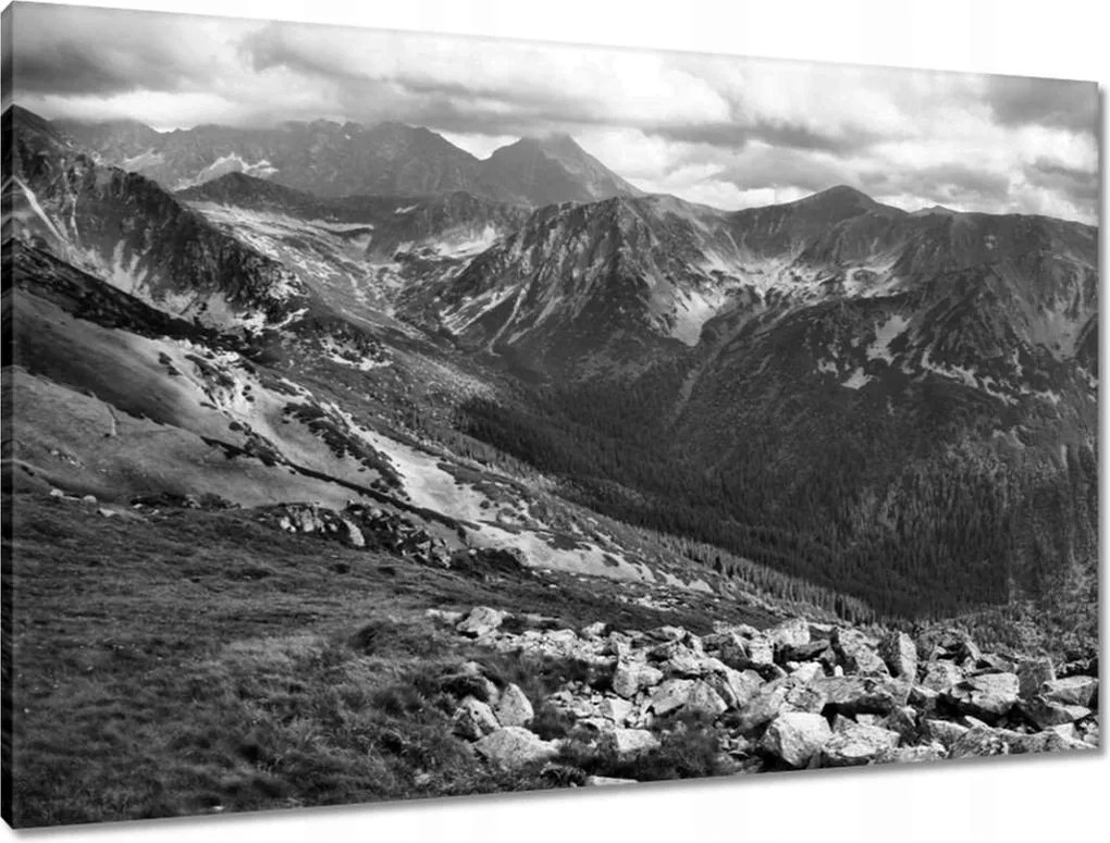 Vászonkép 90x60 Tátra Lengyel hegyek Kilátás